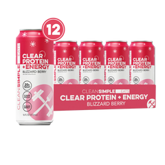 Clear Protein + Energy: Blizzard Berry (12 Pack)