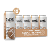 Clear Protein Water: Coconut Créme (16 Oz. | 12 Pack)