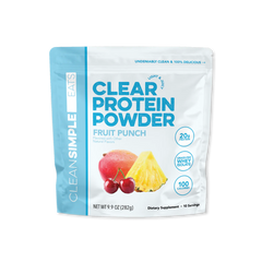Clear Protein Powder: Fruit Punch (10 Serving)