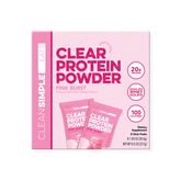 Clear Protein Powder: Pink Burst (8 Single Serving Stick Packs)