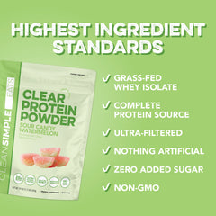 Clear Protein Powder: Sour Candy Watermelon (20 Servings)