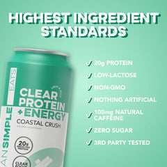 Clear Protein + Energy: Coastal Crush (12 Pack)