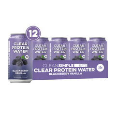 Clear Protein Water: Blackberry Vanilla (12 Oz. | 12 Pack)