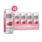 Clear Protein Water: Raspberries & Cream (16 Oz. | 12 Pack)