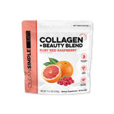 Collagen + Beauty Blend: Ruby Red Raspberry (30 Serving)