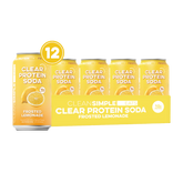 Clear Protein Soda: Frosted Lemonade (12 Oz. | 12 Pack)