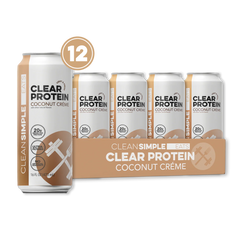 Clear Protein Water: Coconut Créme (16 Oz. | 12 Pack)