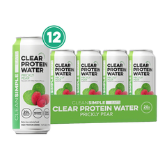 Clear Protein Water: Prickly Pear (16 Oz. | 12 Pack)