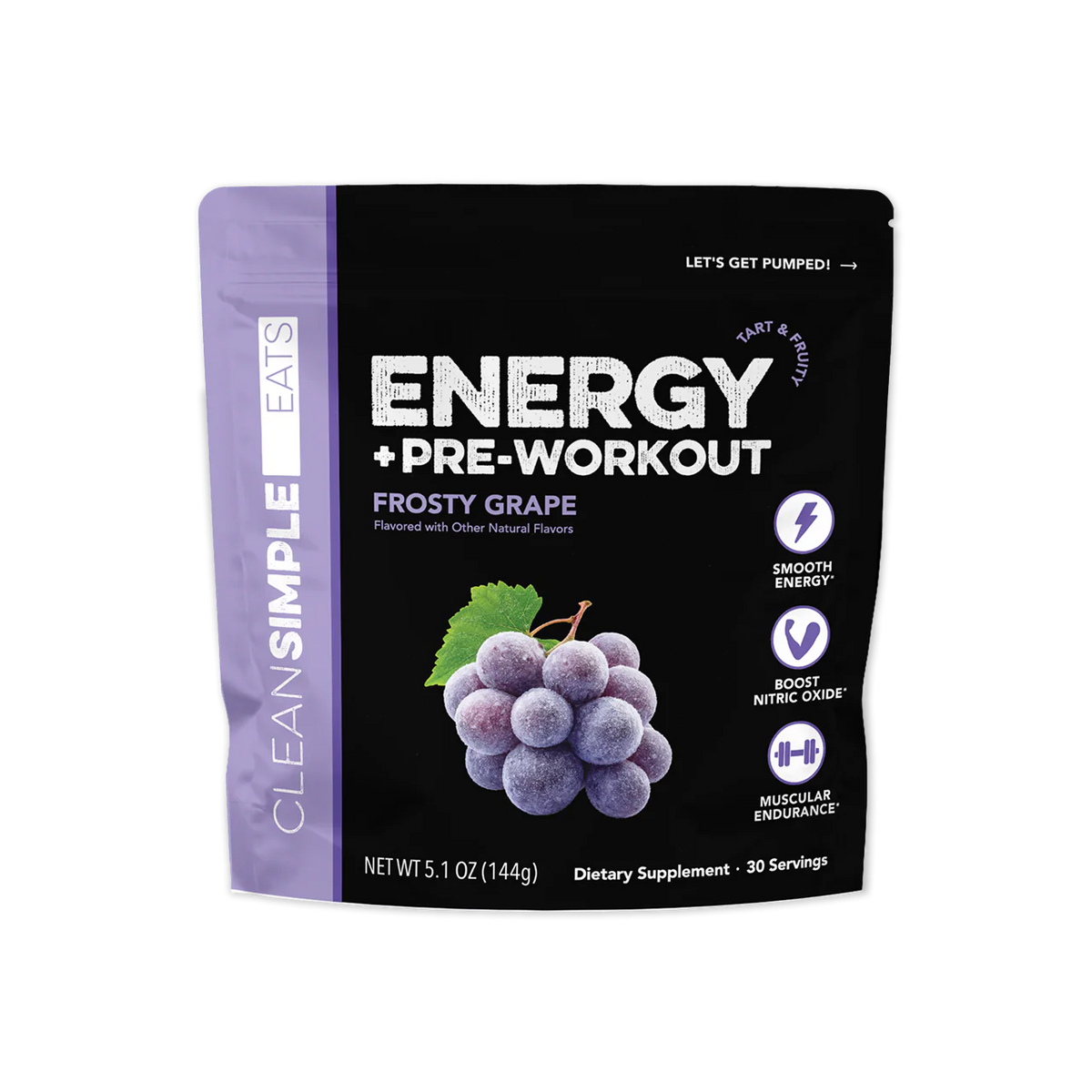 Energy + Pre-Workout: Frosty Grape (30 Servings)