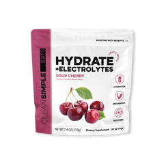 Hydrate + Electrolytes: Sour Cherry (30 Serving Bag)