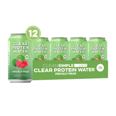 Clear Protein Water: Prickly Pear (12 Oz. | 12 Pack)