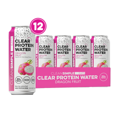 Clear Protein Water: Dragon Fruit (16 Oz. | 12 Pack)