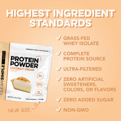 Protein Powder: Coconut Cream (10 Serving Bag)