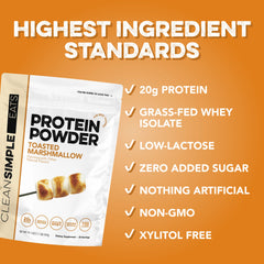 Protein Powder: Toasted Marshmallow (20 Serving Bag)